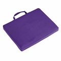 Logo Brands Logo Brands 001-71B-PURPLE Plain Bleacher Cushion; Purple 001-71B-PURPLE